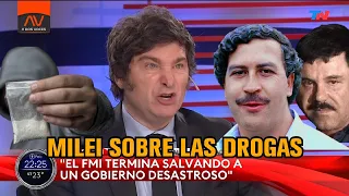 MILEI SOBRE LAS DROGAS - Javier Milei en A dos voces 9/2/2022