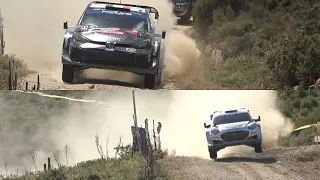 WRC RALLY ITALIA SARDEGNA 2024 jump, show and Max attack