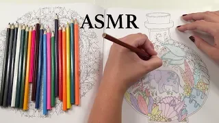 ASMR Color With Me For 1 HOUR 🖍 (Relaxing Pencil Sounds, Paper Sounds, Tapping)