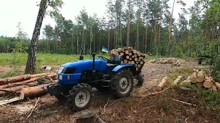 В ліс по дрова на тракторі Донг Фенг 244