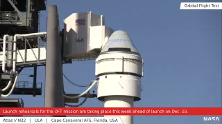 Starliner and Atlas V at SLC-41 for Wet Dress Rehearsal