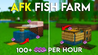 BEST 1.20 AFK Fish Xp Farm Tutorial in Minecraft (Java & Bedrock)