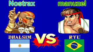 Street Fighter II': Champion Edition - Nostrax vs manuzel FT5