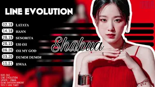 (G)I-DLE ((여자)아이들) - SHUHUA (Line Evolution) • JULY/21