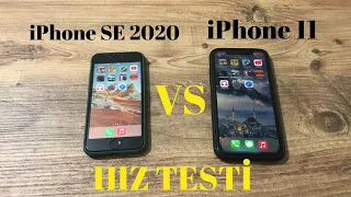 iPhone 11 VS iPhone SE 2020 Speed Test