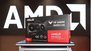 Asus TUF Gaming AMD Radeon RX 7700XT Unboxing and Review! Unleashing Gaming Power