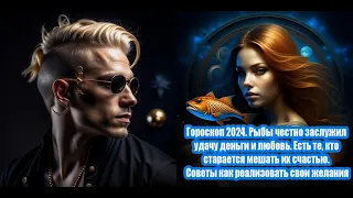 Гороскоп 2024. Рыбы честно заслужил удачу деньги и любовь. Есть кто мешает их счастью