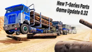 BeamNG Drives - Racing All New T-Series Truck Remake #2 On The Long Bumpy Desert Road