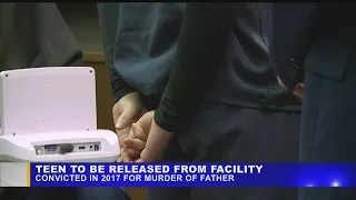 Warren teen convicted of father's murder being released from facility Sunday