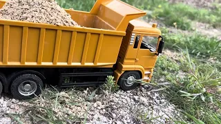 Rc Excavator, Rc Kamyon ve Rc Buldozer ile Toprak Kazma ve İnşaat İşleri