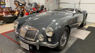 1959 MGA with Mazda Miata engine and transmission.