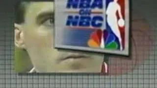 1991 NBA on NBC - NBA Finals End of Quarter Transition