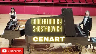 Omar & Ivanna - Concertino Op.94 for two pianos by D. Shostakovich. CENART.