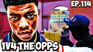 Yungeen Ace 1v4 The Opps In Their Hood👿*HE WENT CRAZY* | GTA RP | Last Story RP |