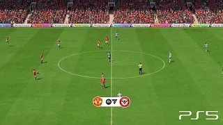 FC 24- Manchester United vs Brentford | Premier League | PS5 Ultra Realistic Gameplay