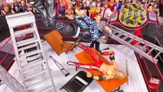 Edge vs Jeff Hardy - Falls Count Anywhere Action Figure Match! Hardcore Championship