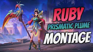 RUBY PRISMATIC PLUME MONTAGE!🔥RUBY COLLECTOR SKIN FIRST LOOK!