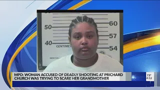 Woman accused of deadly shooting at Prichard church trying to scare her grandmother, police say