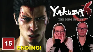 Goodbye Kiryu-chan! | Yakuza 6: The Song of Life Playthrough | Part 15 (Ending Reaction!)