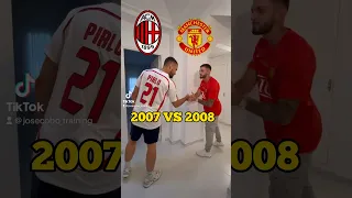 Comparando plantillas ( AC Milan 2007 vs Manchester United 2008) #acmilan #manchesterunited