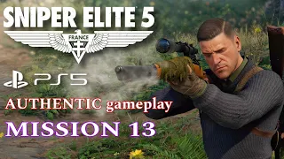Sniper Elite 5 - Authentic gameplay PS5 - Mission 13 - ROUGH LANDING DLC