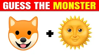 Guess The MONSTER By VOICE & EMOJI |  Smiling Critter, POPPY PLAYTIME CHAPTER 3, Garten of Banban 6