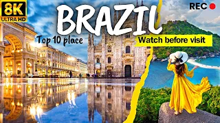 11 Best Places To Visit In🇧🇷Brazil | Brazil Travel Guide in 2024
