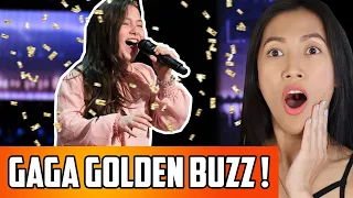 Golden Buzzer Reaction - 10 Yr Old Roberta Battaglia Sings Shallow! America's Got Talent (AGT) 2020!