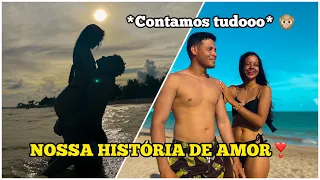 NOSSA HISTÓRIA DE AMOR! 👩‍❤️‍👨 (COMO NOS CONHECEMOS, PEDIDO DE NAMORO, CASAMENTO, FILHOS E ETC)