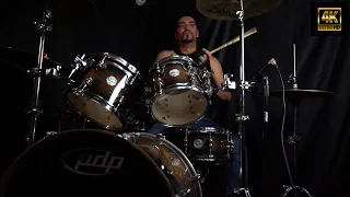 Twisted Sister - We're Not Gonna Take it - Drum Cover 4K  - Raul Galan