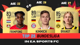 TOP 25 BUNDESLIGA IN EA SPORTS FC 24🔥⚡(FIFA 24) ft. Kimmich, Musiala, Kolo Muani 🤯🤯