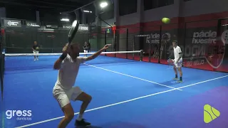 Premier Padel Madrid. Fran Ramírez y Jeremy Scatena contra Belar Vela y Luis Pozo.