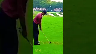 Tiger Woods 2002 US Open 14th hole  Watch his mannerisms and ritual