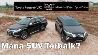 CVT WAR: Toyota Fortuner VRZ Vs Mitsubishi Pajero Sport Dakar | Mana SUV Terbaik? |