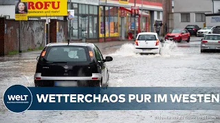 WETTERCHAOS IN WESTDEUTSCHLAND: Saarland säuft ab - Extremer Dauerregen im Saarland