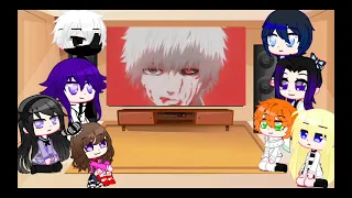 ✨My faborite Anime Characters react to each other✨ kaneki ken//Tokio Ghoul (resubido)