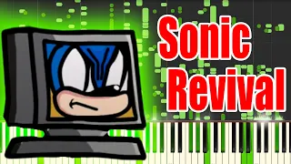 Sonic Revival - FNF VS Extra Life Sonic MIDI (Auditory Illusion) | Sonic Revival Piano sound