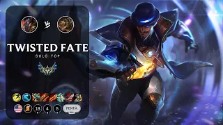 Twisted Fate Top vs Renekton - NA Challenger Patch 14.4