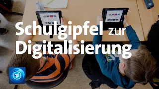 Bund-Länder-Treffen im Kanzleramt: Digitalisierung der Schulen