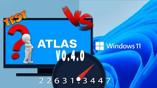 Windows 11 Atlas  v0.4.0 в сравнении с  Windows 11 Pro