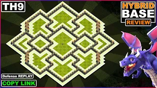 New BEST!! TH9 Base Copy Link 2022 | COC Town Hall 9 Hybrid/Farming/Trophy base | Clash of Clans