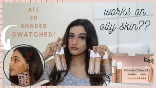 Kay Beauty Hydrating Foundation | Not Sponsored | All 20 swatches + Review