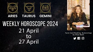 Part 01 Weekly Horoscope 2024 | 21 April to 28 April