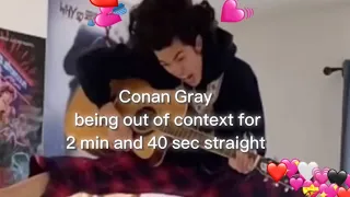Conan Gray being Conan Gray for 2 min and 40 sec straight 🤪