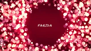 Happy Birthday to Farida - Hindi Birthday Wish From Birthday Bash