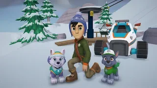 Paw Patrol: On A Roll! Rocky and Everest Save Jake at the Ski Lift / Щенячий патруль спасает Джейка!