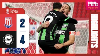 FA Cup Highlights: Stoke 2 Brighton 4