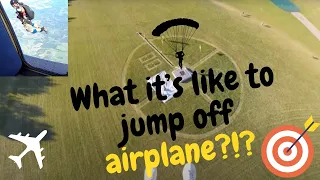 POV: accuracy skydiving!