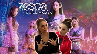 aespa 에스파 'Black Mamba' MV [ENG.SUB.][RUS.REACT.] REACTION!РЕАКЦИЯ! XMM.K-pop