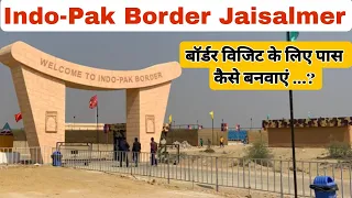 Ep-4 | India Pakistan Border Jaisalmer | Indo-Pak Border Zero Point | Tanot Mata Mandir